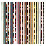 Yaacov Agam (b. 1928),  Structure Verticale Mobile  ,   plastic multiple with handcolouring in a