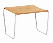 Verner Panton (1926-1998) for Fritz Hansen, a Batchelor stool,   model 6303, designed 1955, suede
