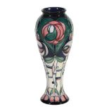 Mackintosh, a Moorcroft slender inverted baluster vase,   impressed and painted marks, 1995, 27cm