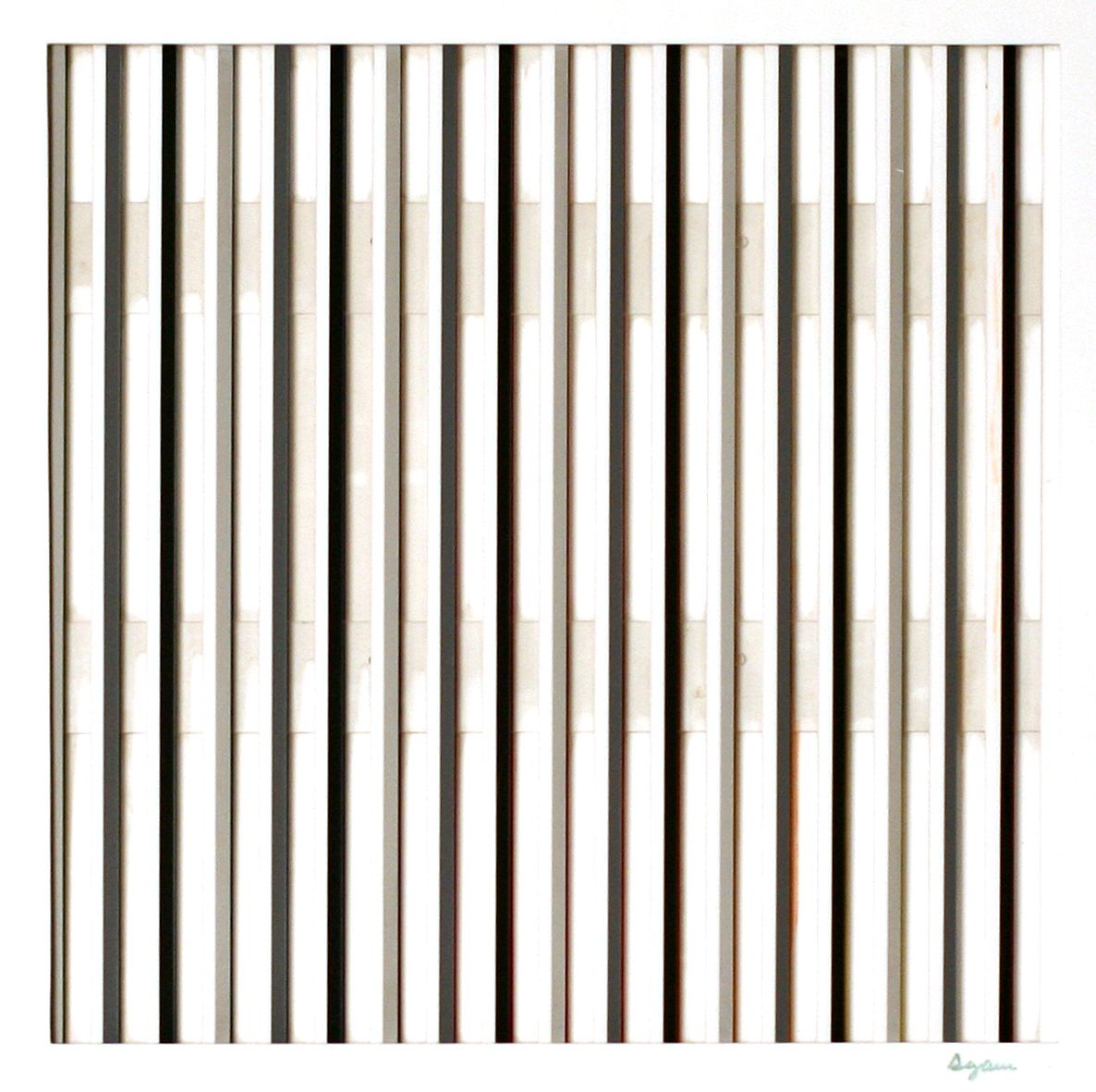 Yaacov Agam (b. 1928),  Structure Verticale Mobile  ,   plastic multiple with handcolouring in a - Image 4 of 5