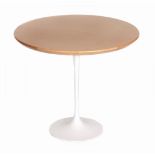 Eero Saarinen for Knoll International, a side table,   designed 1953-58, of recent manufacture,