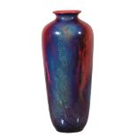 A Royal Doulton Flambe Sung vase by Fred Moore,   of slender shoulder ovoid form, printed mark,