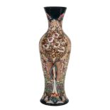 Owlpen Manor, a Moorcroft tall slender baluster vase,   no. 78 of a limited edition of 100,