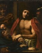 Follower of Correggio (1489-1534) - Christ presented to the People (Ecce Homo) Oil on panel 32 x