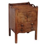 A George III mahogany night commode , circa 1780  A George III mahogany night commode  , circa 1780,