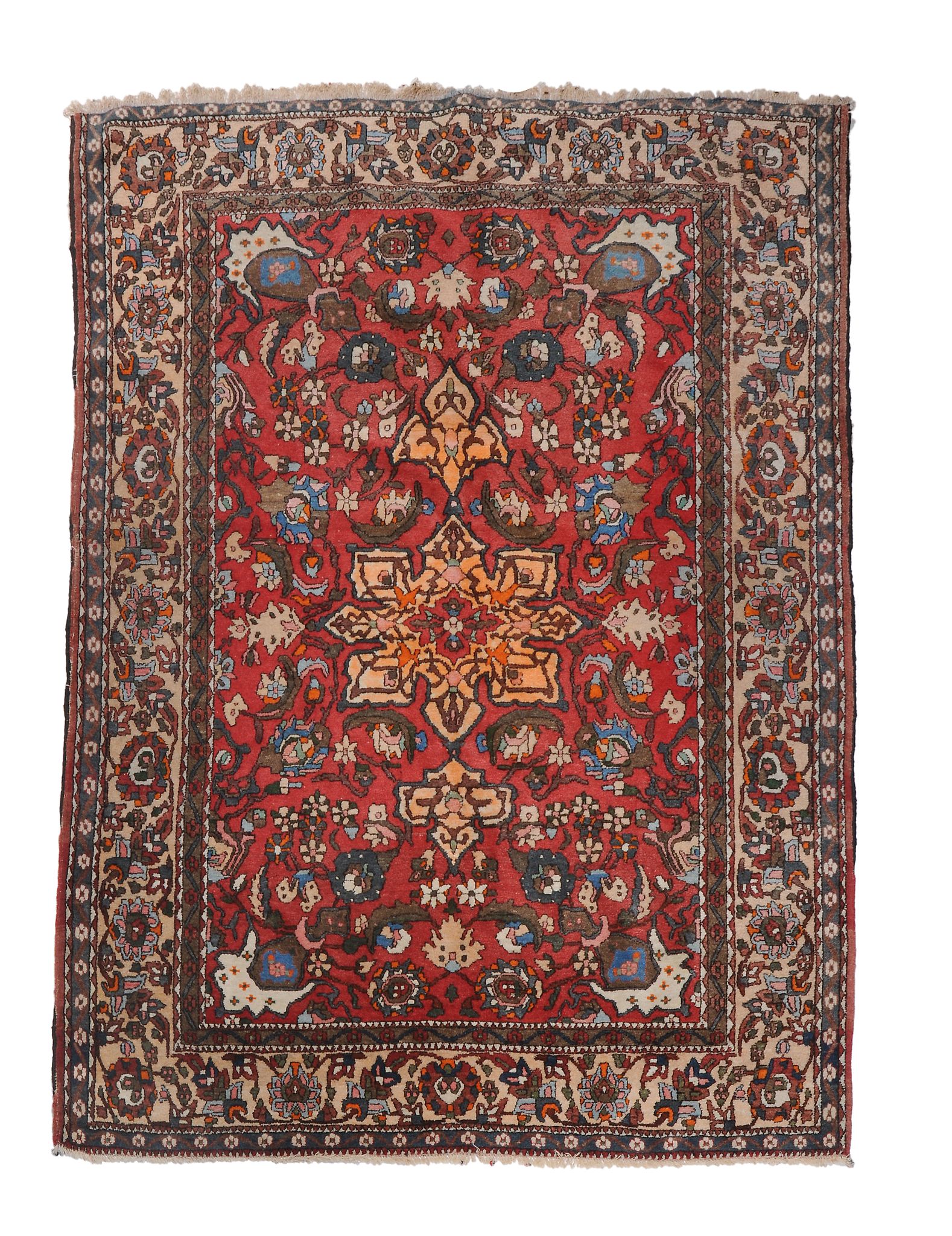 An Isfahan rug, approximately 205 x 140cm  An Isfahan rug,   approximately 205 x 140cm