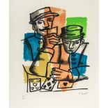 Fernand LÃ©ger (1881-1955) - Les Soldats lithograph printed in colours,  1952, numbered 99/180, on