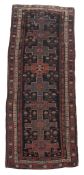 A Quashqai rug, approximately 287cm x 107cm  A Quashqai rug,   approximately 287cm x 107cm