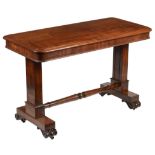 A William IV metamorphic library table, circa 1835  A William IV metamorphic library table,