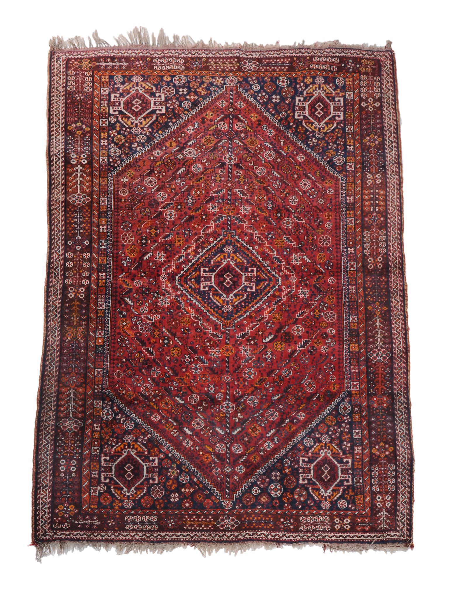 A Quashquai carpet, approximately 262 x 164cm, together with a Quashquai rug  A Quashquai carpet, - Image 2 of 3