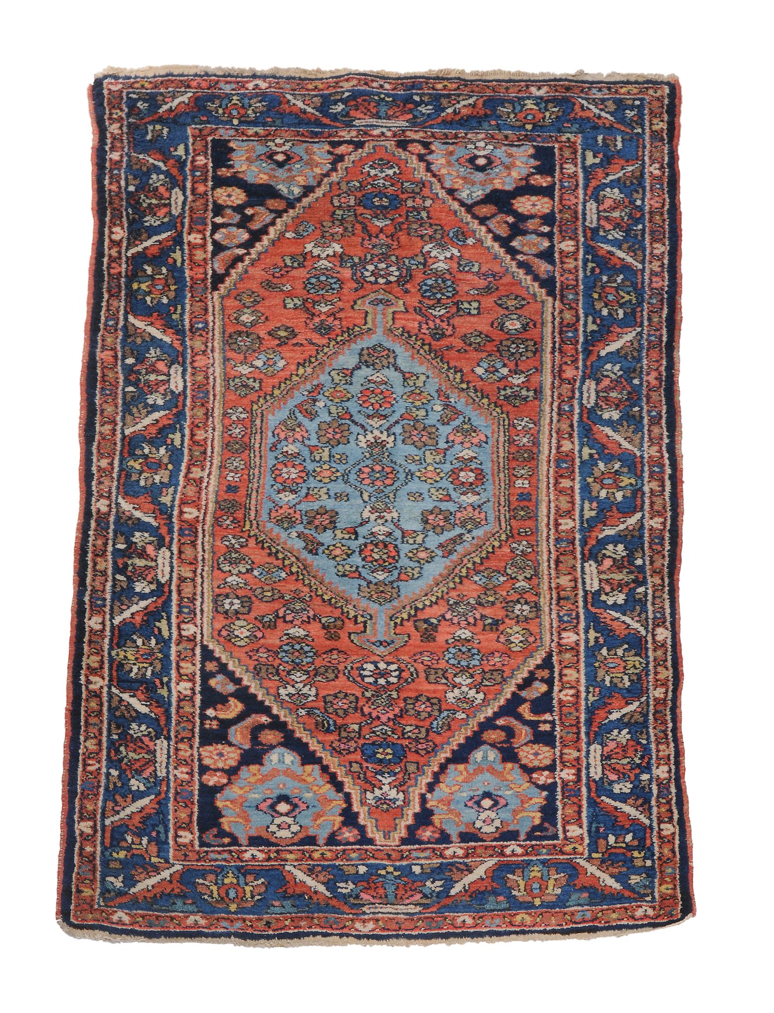 A Persian rug , approximately, together with a Turkish rug, approximately  A Persian rug  ,