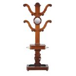 A George IV mahogany hall stand, circa 1825  A George IV mahogany hall stand,   circa 1825, the