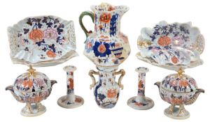 A selection of Mason's Ironstone China, various dates mostly first half19th...  A selection of