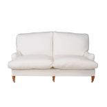An upholstered sofa by Howard Chairs Ltd., 20th century An upholstered sofa by Howard Chairs Ltd.,