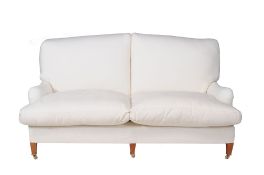 An upholstered sofa by Howard Chairs Ltd., 20th century An upholstered sofa by Howard Chairs Ltd.,