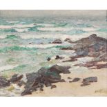 John Anthony Park (1880-1962) - Breakers and the shore Oil on canvas Signed lower right 39.5 x 49.