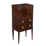 A George III mahogany writing cabinet, circa 1810  A George III mahogany writing cabinet,   circa