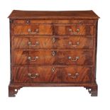 A George III mahogany chest of drawers, circa 1770  A George III mahogany chest of drawers,