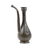 An Mughal Indian bronze ewer, possibly 17th century  An Mughal Indian bronze ewer, possibly 17th