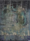 * Halima Nalecz (Polish. 1917 - 2008) Abstract Oil on canvas 102cm x 76cm Best Bid