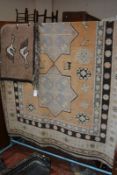 A machine woven carpet 162 x 246cm and another rug Best Bid