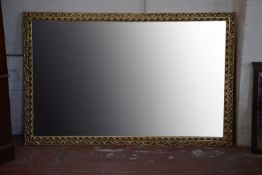 * A large rectangular gilt mirror 108 x 168cm Best Bid