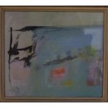* Attributed to Margaret Gregory (1927-2011) Abstract study Oil on board Unsigned 14.5cm x 16.5cm