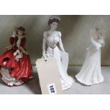 Royal Doulton figure 'Top of the Hill', H.N.1834, a Worcester figure 'Secret Dreams' and Coalport