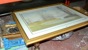 A quantity of decorative prints and pictures, and other items Best Bid