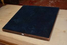 A folding card table with blue baize top Best Bid