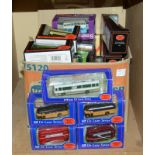 A quantity of 0.094444444 scale diecast models of buses to include Corgi, Exclusive First