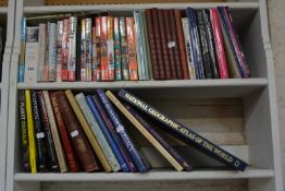 A quantity of travel guide books 'Insight Guides', reference books, 'National Geographic Atlas of
