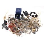 A quantity of costume jewellery , including  A quantity of costume jewellery  , including: