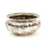 An Export silver bowl by Hung Chong  &  Co., Shanghai, circa 1930-1925  , third quarter 19th