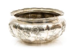 An Export silver bowl by Hung Chong  &  Co., Shanghai, circa 1930-1925  , third quarter 19th