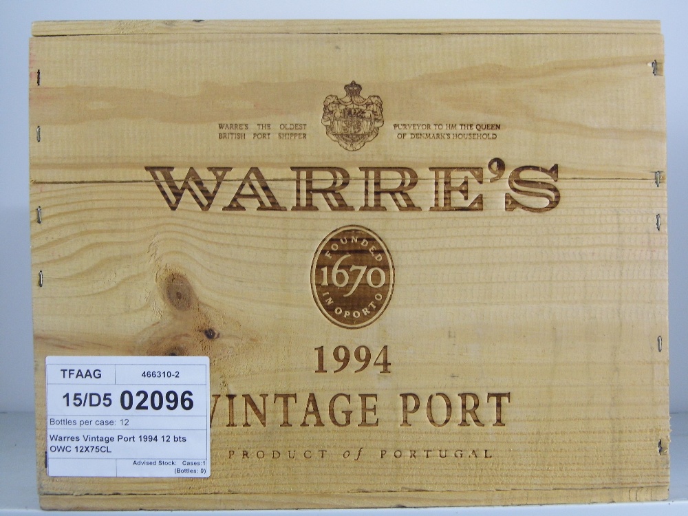 Warre's Vintage Port 1994 12 bts OWC