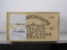Chateau d'Issan 2010 Margaux 12 bts OWC IN BOND