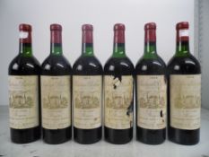 Chateau Palmer 1959Margaux 6 bts Shipped and bottled by Saccone and Speed London