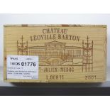 Chateau Leoville Barton 2001 Saint Julien 12 bts OWC