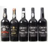 Cockburn's Vintage Port 1970 1 bt Offley Boa Vista Vintage Port 1977 1 bt Dow's Vintage Port 1960