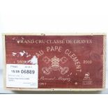 Chateau Pape Clement 2009 Pessac Leognan 12 bts OWCIN BOND