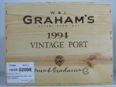 Graham's Vintage Port 1994 12 bts OWC