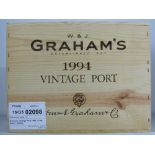 Graham's Vintage Port 1994 12 bts OWC