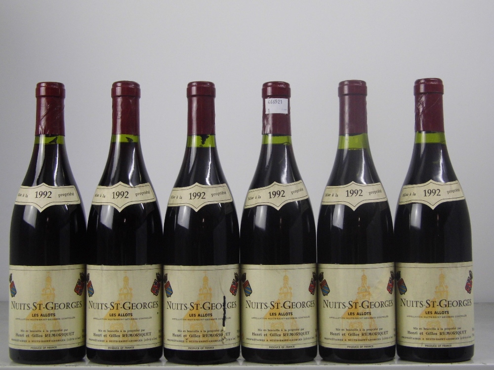 Nuits St Georges Les Allots 1992Remorquiet12 bts