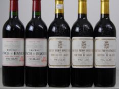 Chateau Palmer 2008Margaux2 bts Chateau Lynch Bages 2002 Pauillac 2 bts Chateau Pichon Longueville