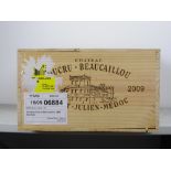 Chateau Ducru Beaucaillou 2009 St Julien 12 bts OWC IN BOND