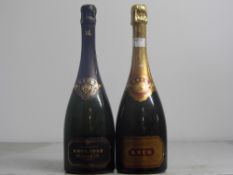 Champagne Krug Vintage 1988 1 bt Champagne Krug Brut NV 1 bt Above 2 bts