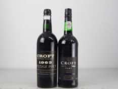 Fonseca Vintage Port 19601 btCroft's Vintage Port 19631 btCroft's Late Bottled Vintage Port 1991 1