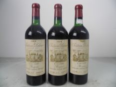 Chateau Palmer 1959 Margaux 3 bts Shipped and bottled by Saccone and Speed London