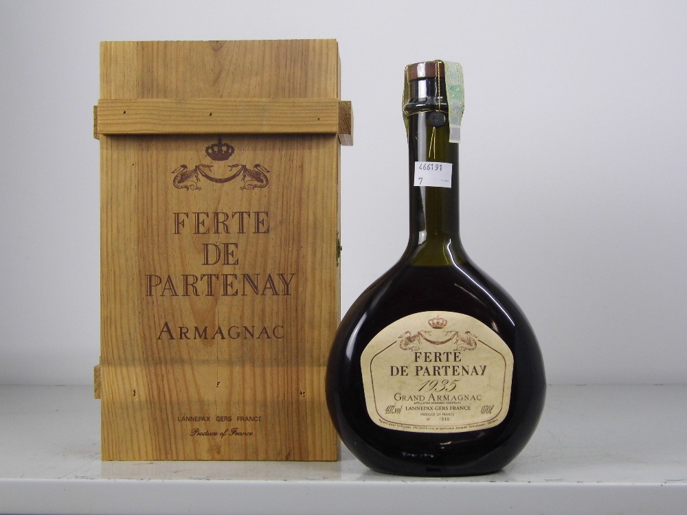 Grande Armagnac 1935 Ferte de Partenay 1 bt - Image 2 of 2